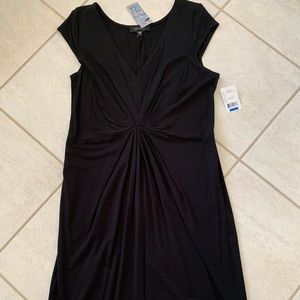 NWT Karen Kane Black Pullover Dress with Cap Sleeves